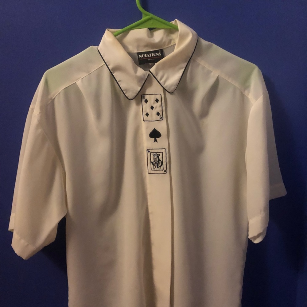 Vintage casino blouse